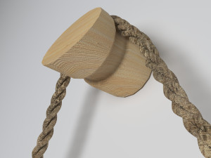 wooden holder-46 3Dモデル