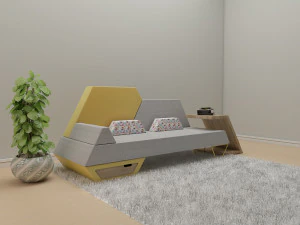 沙发2-51 3D 模型