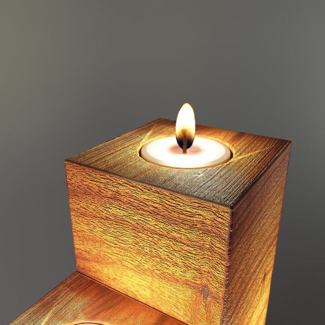 wooden stand taper-54 Modelo 3D .c4d .max .obj .3ds .fbx .stl .blend 