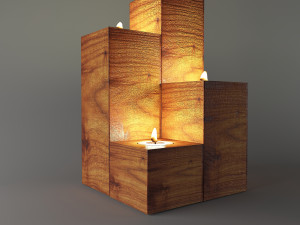 wooden stand taper-54 Modelo 3D