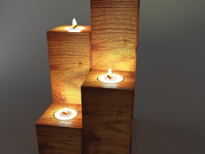 wooden stand taper-54 Modelo 3D