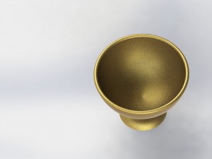 gold cup 3D Model