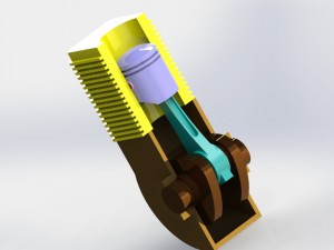 engine 3D मॉडल