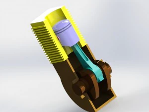 engine 3D Model