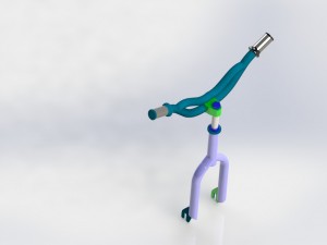 bicycle steering frame 3D मॉडल