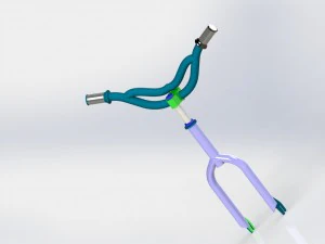 bicycle steering frame 3D Model