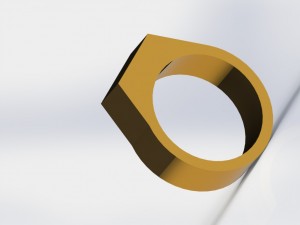 3d model gold ring 3D मॉडल
