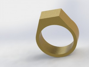 3d model gold ring 3D मॉडल