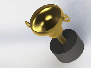 copa trof&eacute;u Modelo 3D