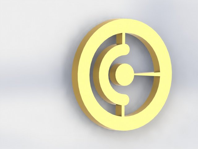 3 d loog c and o Modello 3D .c4d .max .obj .3ds .fbx .stl .blend 