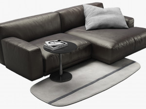 poliform paris seoul sofa 1 3D मॉडल