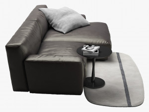 poliform paris seoul sofa 1 3D मॉडल