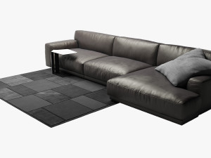 poliform paris seoul sofa 2 3D Model