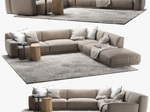 poliform paris seoul sofa 4 Modelo 3D