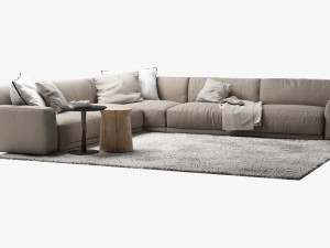 poliform paris seoul sofa 4 Modelo 3D