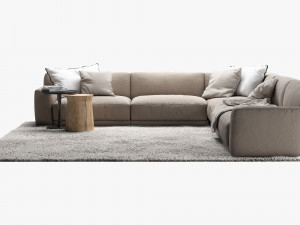 poliform paris seoul sofa 4 Modelo 3D