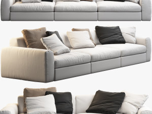 poliform dune sofas Modelo 3D