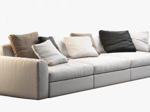 poliform dune sofas 3D मॉडल