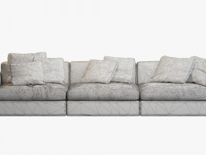 poliform dune sofas 3D मॉडल