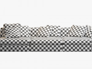 poliform dune sofas 3D मॉडल