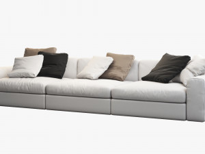 poliform dune sofas 3D मॉडल