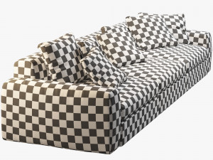 poliform dune sofas 3D मॉडल