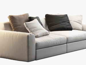 poliform dune sofas 3D मॉडल