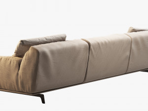 poliform 12 sofas set 3D मॉडल