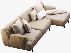 poliform 12 sofas set 3D मॉडल