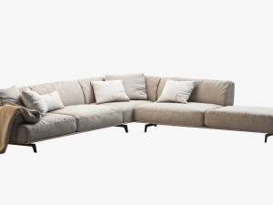 poliform 12 sofas set 3D मॉडल