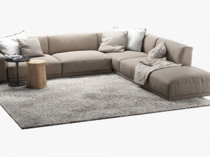 poliform 12 sofas set 3D मॉडल