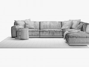 poliform 12 sofas set 3D मॉडल