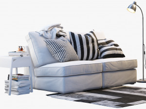 ikea kivik two-seat sofa 3D 모델