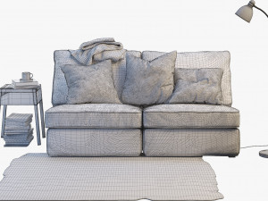 ikea kivik two-seat sofa 3D 모델