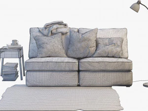 ikea kivik two-seat sofa 3D Model