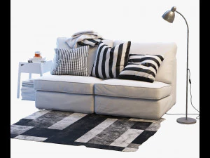 ikea kivik two-seat sofa 3D Model