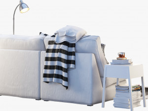 ikea kivik two-seat sofa 3D 모델