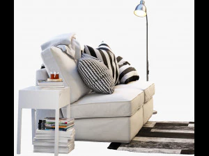 ikea kivik two-seat sofa 3D Model