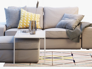 ikea kivik two-seat sofa 2 3D 모델
