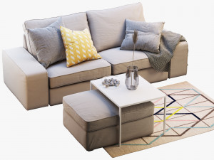 ikea kivik two-seat sofa 2 3D 모델