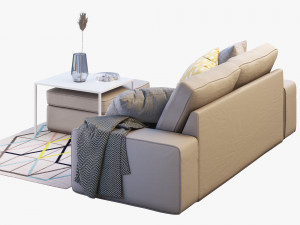 ikea kivik two-seat sofa 2 3D 모델