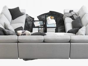 ikea kivik u-shaped sofa 3D Model