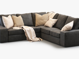 ikea kivik 6 sofas set 3D Модель