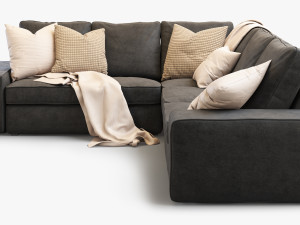 ikea kivik 6 sofas set 3D Модель