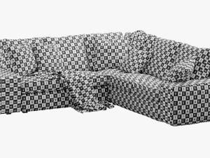 ikea kivik 6 sofas set 3D Модель