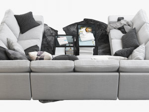 ikea kivik 6 sofas set 3D Модель