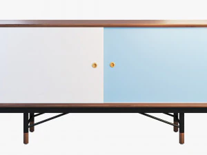 1955 sideboard 3 options 3D Model
