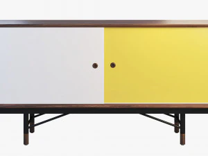 1955 sideboard 3 options 3D Model