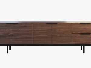 pastoe frame style sideboard 2 options 3D मॉडल