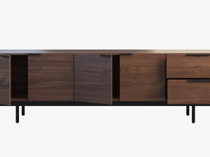 pastoe frame style sideboard 2 options 3D Model